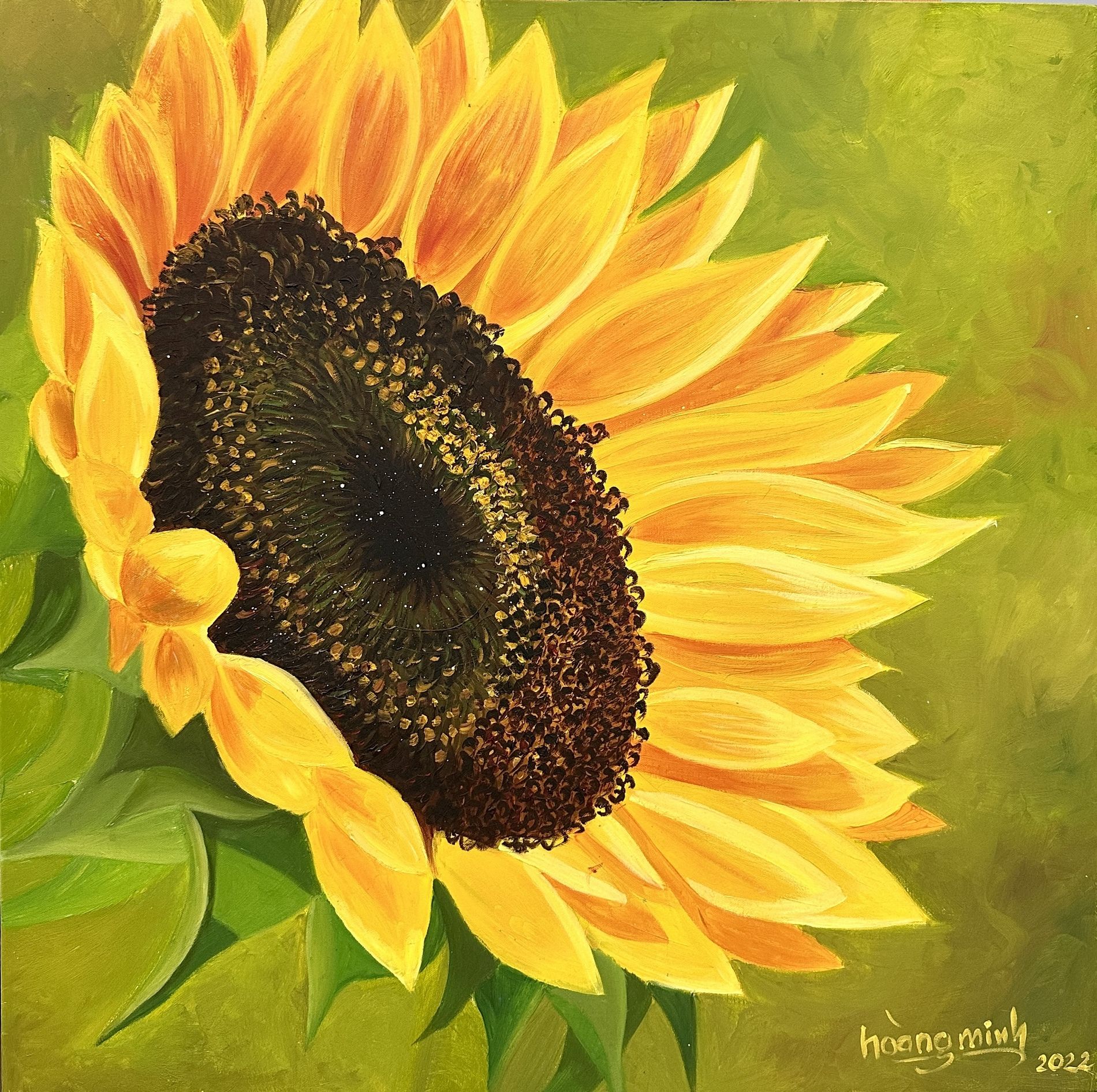 Her Heart Bloomed Sunflower